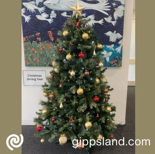 Place your gifts for those in need for Bass Coast Shire Council's 'Gift Giving Trees' charity program until 16 December 2022