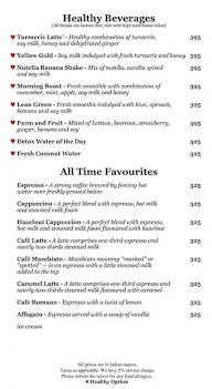 The Chocolate Box Lounge, Radisson Blu menu 6