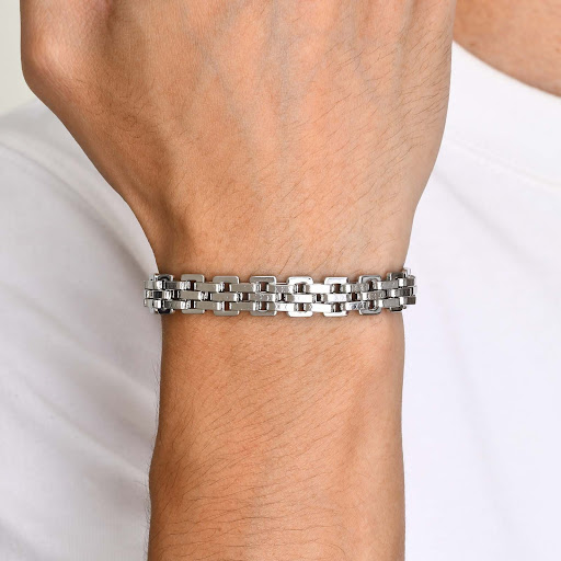 Title 5, Mens Minimalist Creative Stainless Steel Brace...