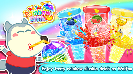 Screenshot Wolfoo Makes Rainbow Slushy