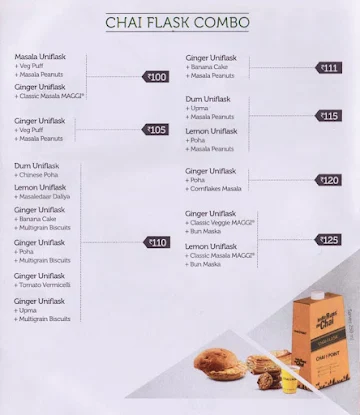 Chai Point menu 