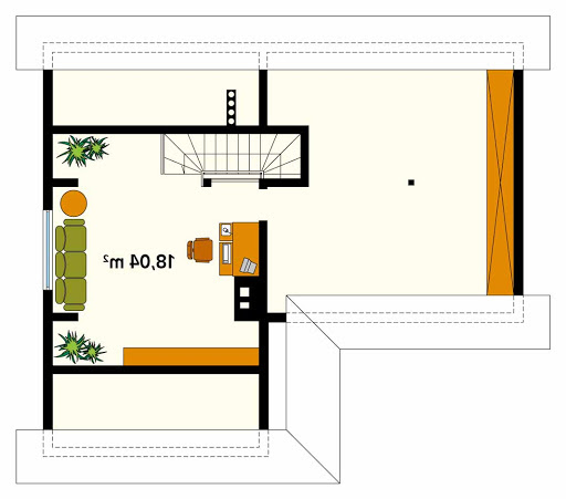 Szyper 4 dr-S - Rzut poddasza