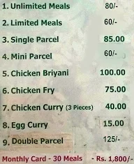 Sri Kanaka Durga Andhra Meals Hotel menu 2