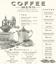 Cogs And Brews menu 4