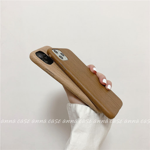 Title 4, Simple Wood Grain Leather Phone Case compatible...