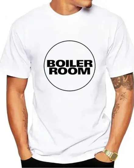 Boiler Room Dj Techno Boiler Letter Printed T-shirt Hip H... - 0