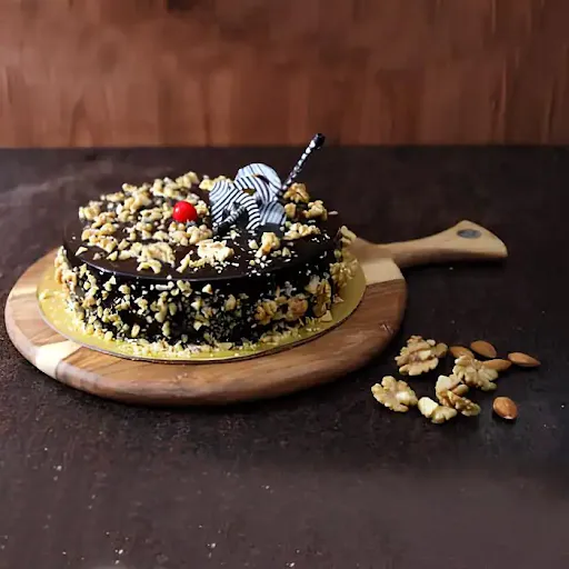 Choco Walnut Cake Eggless