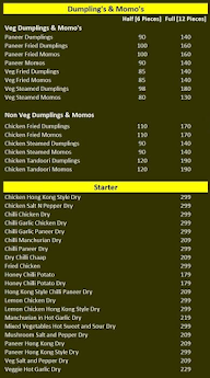 Naughty Momos Wala menu 1