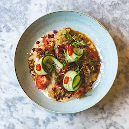 Chickpeas & Smoked Aubergine (Vegan)