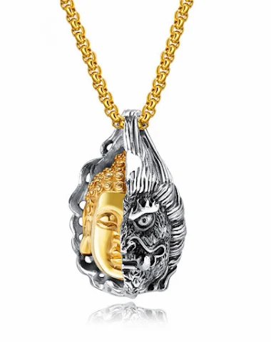 Colar Masculino Moda Personalidade - 3