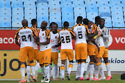 Chiefs celebrate during the Absa Premiership match between Polokwane City and Kaizer Chiefs at Loftus Versveld Stadium on August 15, 2020 in Pretoria, South Africa. 