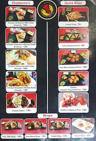 Sha Sha - Shandaar Shawarma menu 1