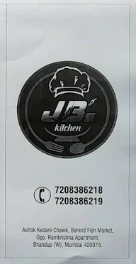 Jb's Kitchen menu 1