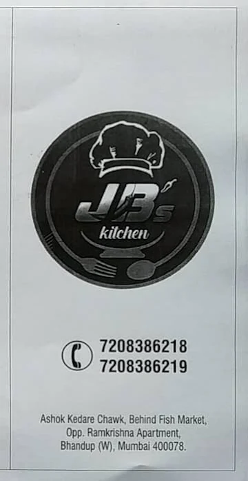 Jb's Kitchen menu 