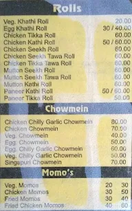 Kurries Aap Ki Khatir menu 1