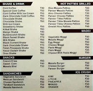 Sadda Adda menu 1