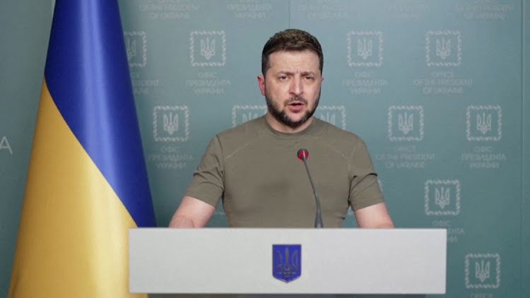 Ukrainian President Volodymyr Zelensky. Picture: Ukrainian presidential press service/via Reuters