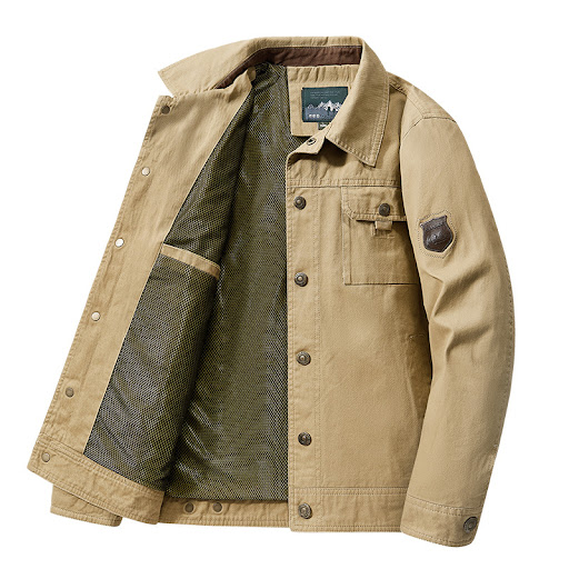 Title 5, Solid Color Casual Jacket Mens Coat Everyday W...