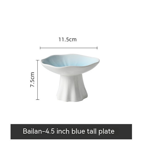 Title 1, Ceramic Home Snacks High-leg Plate Display Dish...
