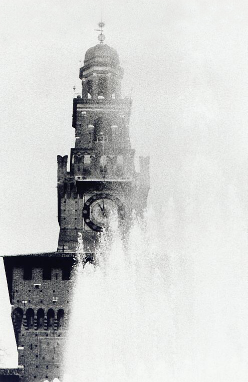 Torre dell'orologio castello Sforzesco di Paolo Zanoni