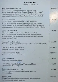 Salt & Pepper - The Central Court Hotel menu 1