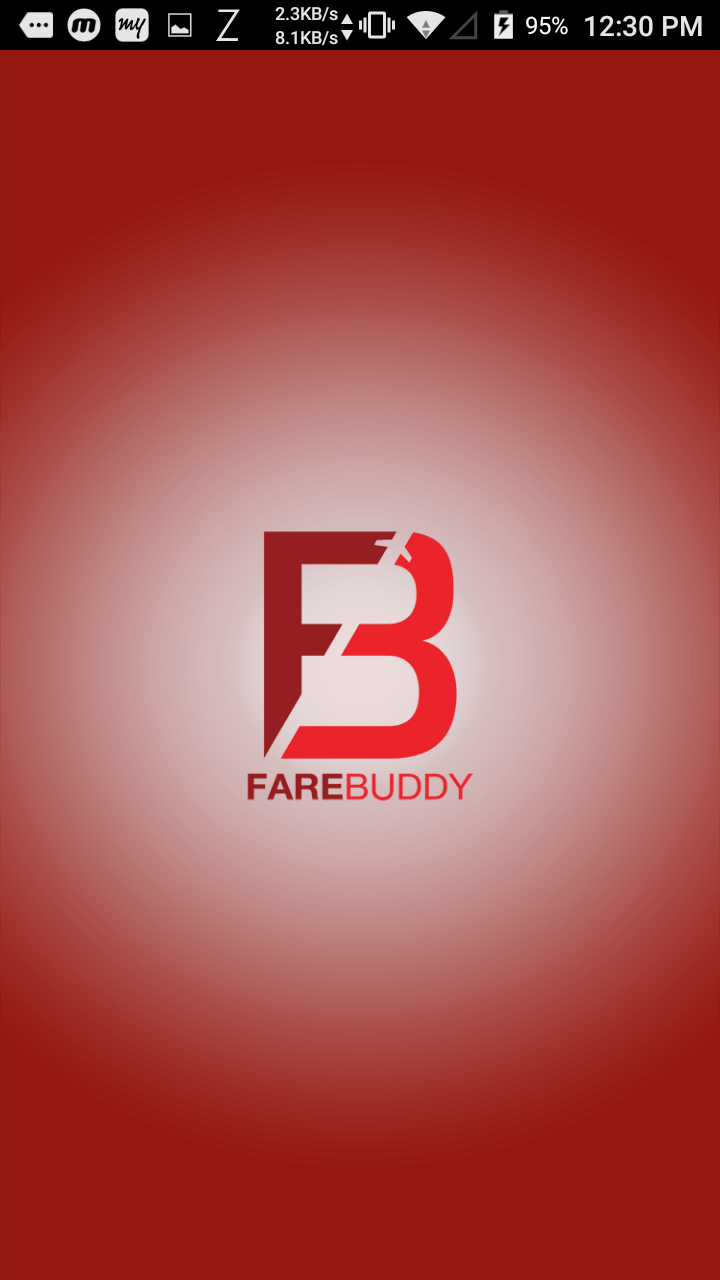FareBuddy Screen 1