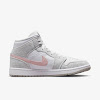 air jordan 1 mid se light iron all / white / atmosphere