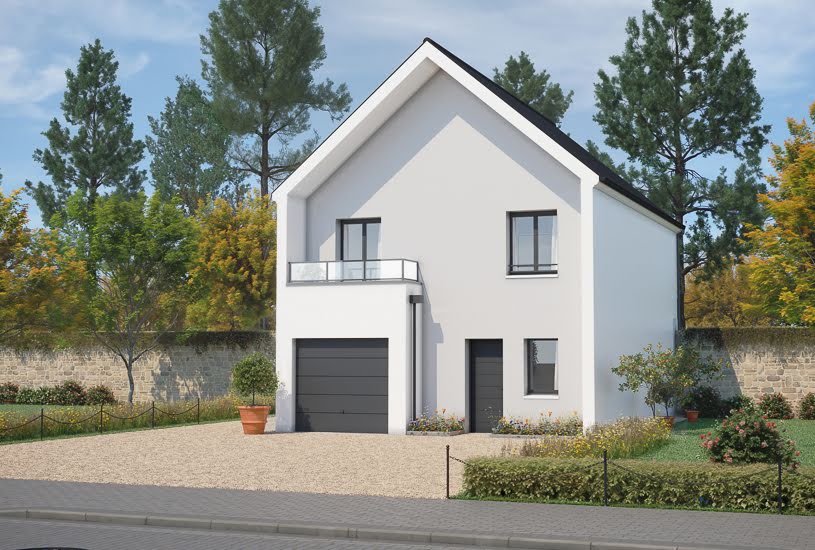  Vente Terrain + Maison - Terrain : 375m² - Maison : 90m² à Vigneux-de-Bretagne (44360) 