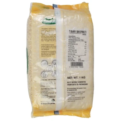 Thoughtful Pesticide-Free Basmati Tibar Rice 1 Kg