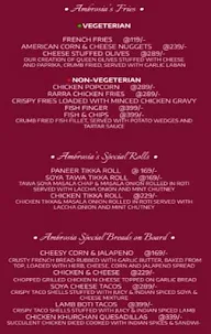 Ambrosia menu 1