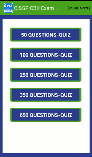 CISSP Exam Quiz Questions