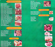 Asif Chicken Center menu 2