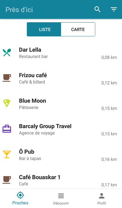Android application Hammamet Uncovered screenshort