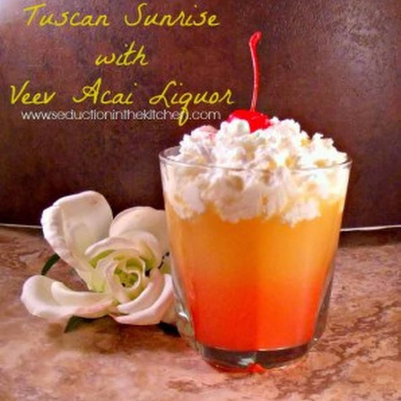 Tuscan Sunrise Cocktail {Easy Mixed Drink Recipe}