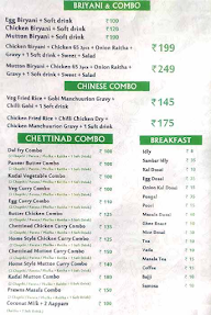 Nanbans Aappakadai menu 1