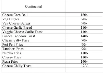 Kelvin 77 menu 