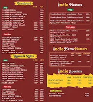 Indie Momo menu 3