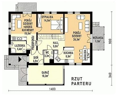 WB-3423 - Rzut parteru