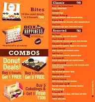 Mad Over Donuts menu 1