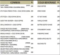 Shake's O Grill menu 1