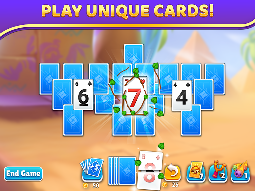 Puzzle Solitaire - Tripeaks Escape with Friends screenshots 14