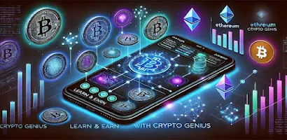 Crypto Genius: Learn & Rewards Screenshot 1 of 6