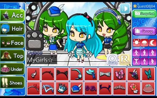 Idol Pretty Girl2  dress up game