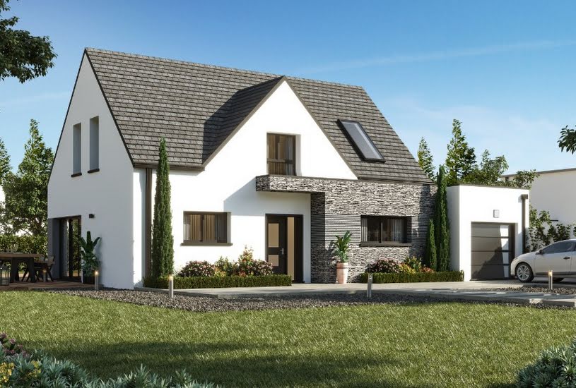  Vente Terrain + Maison - Terrain : 450m² - Maison : 121m² à Miniac-sous-Bécherel (35190) 