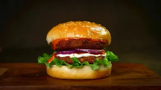 Double Decker Veg Burger