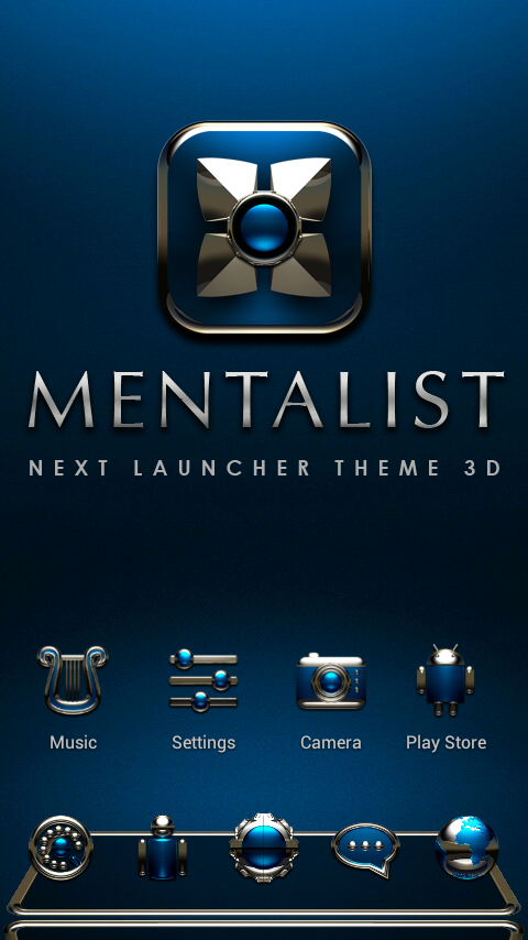 MENTALIST Next Launcher Theme Screen 1