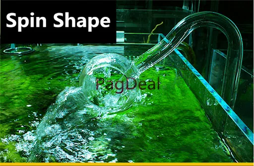 Surface Skimmer Aquarium Water Plant Fish Tank Glass Inflow Outflow Lily Pipe 12/16mm 16/22mm Nano Planted Hose Canister