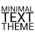 Minimal Black Text THEME FREE1.0.1