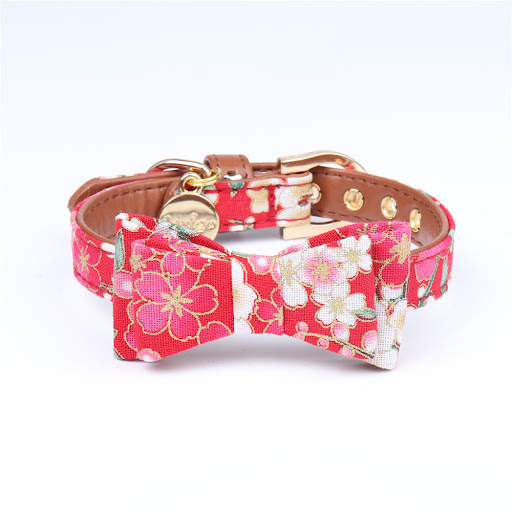 Title 4, Japanese Style Bronzing Pet Collar Stylish Comf...