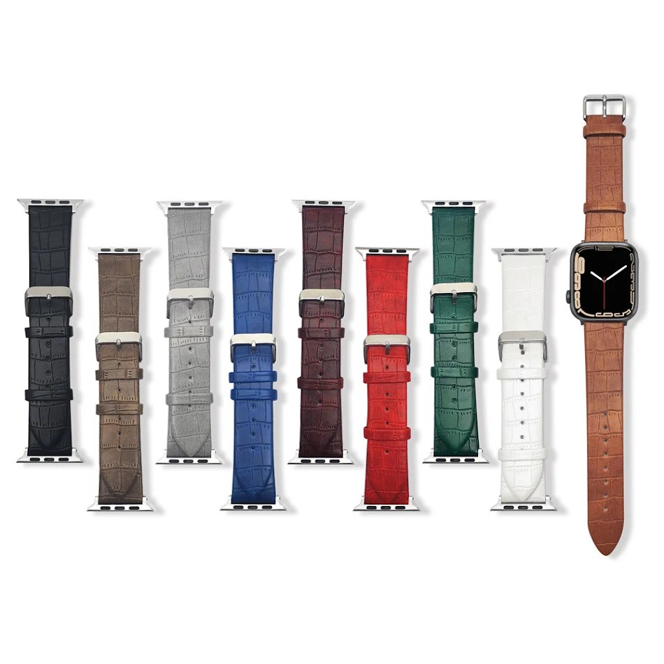 Correa de reloj con patrón aplicable transfronterizo para una experiencia cómoda y elegante, adaptable a diversos estilos y usos diarios.